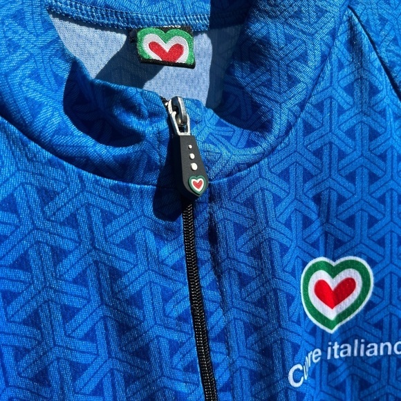 Women's Cuore Italiano Jersey Shirt Multicolor XL Visible Pocket 1/4 Zip 2011 - Picture 13 of 15